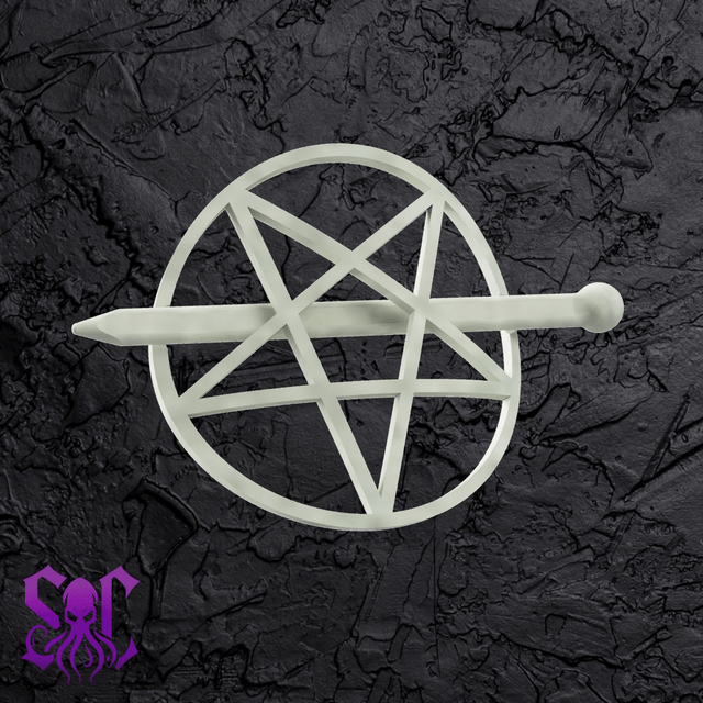 Pentagram hairpin