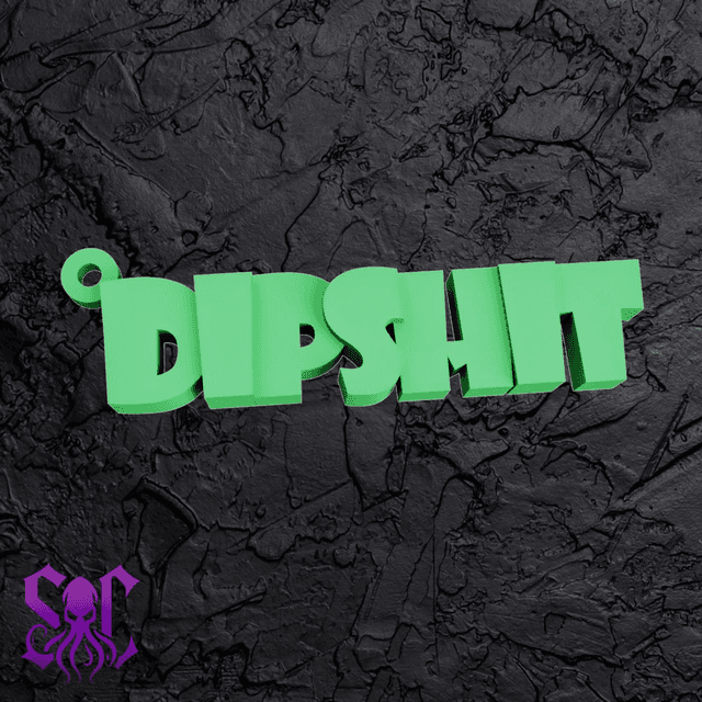 Dipshit keyring