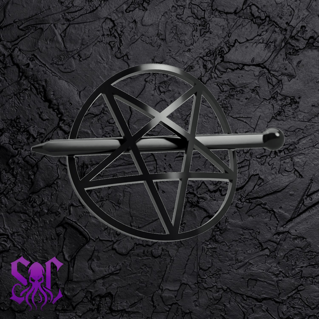 Pentagram hairpin